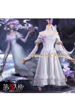 Identity V Naiad Grace Rosemary Oracle White Dress Cosplay Costume